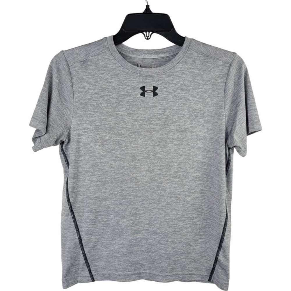 ✅ Under Armour junior gray workout r-shirt for boys loose fit size L